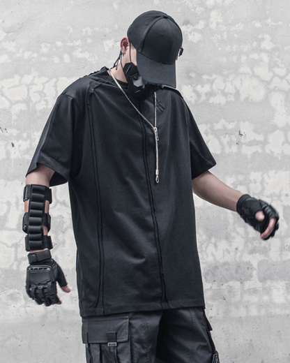 techwear shirt，techwear shirts，Techwear T-shirts，cyberpunk techwear，japanese techwear，oversized tees，mens tees sale，mens muscle tees，mens black tees，black t-shirt，mens long sleeve t-shirt，hip hop t shirts，rock tshirts，oversized t shirts