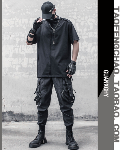 techwear shirt，techwear shirts，Techwear T-shirts，cyberpunk techwear，japanese techwear，oversized tees，mens tees sale，mens muscle tees，mens black tees，black t-shirt，mens long sleeve t-shirt，hip hop t shirts，rock tshirts，oversized t shirts