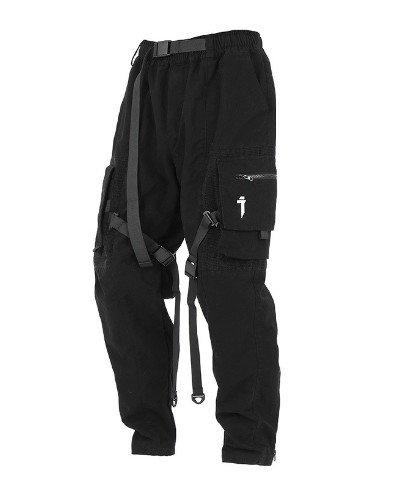 Techwear Heavy Washed Functional Cargo Pants