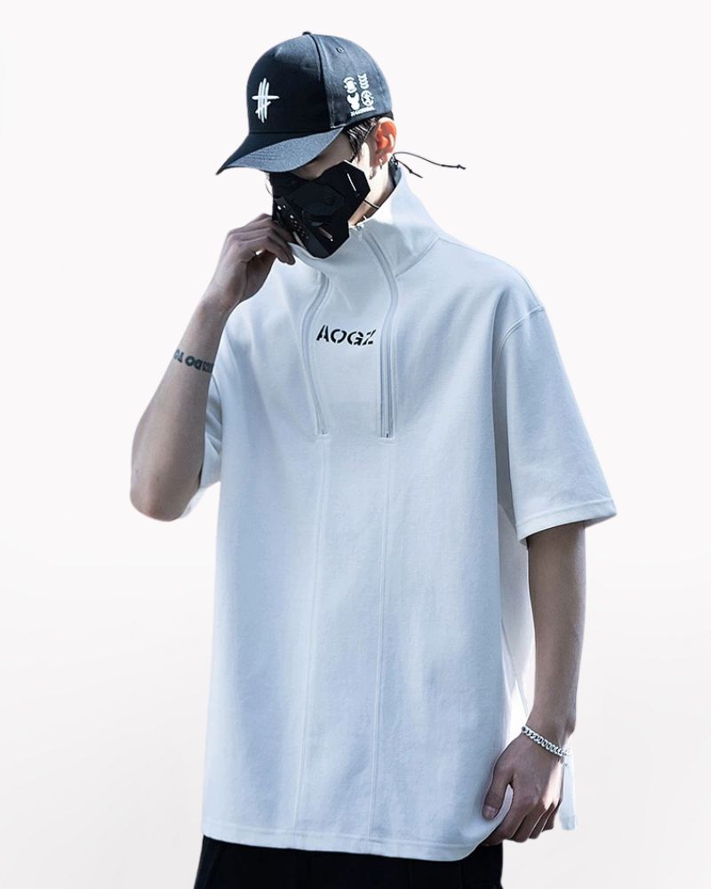 Techlinked Shirt Techwear High Neck Unisex T-Shirt – Techwear Official