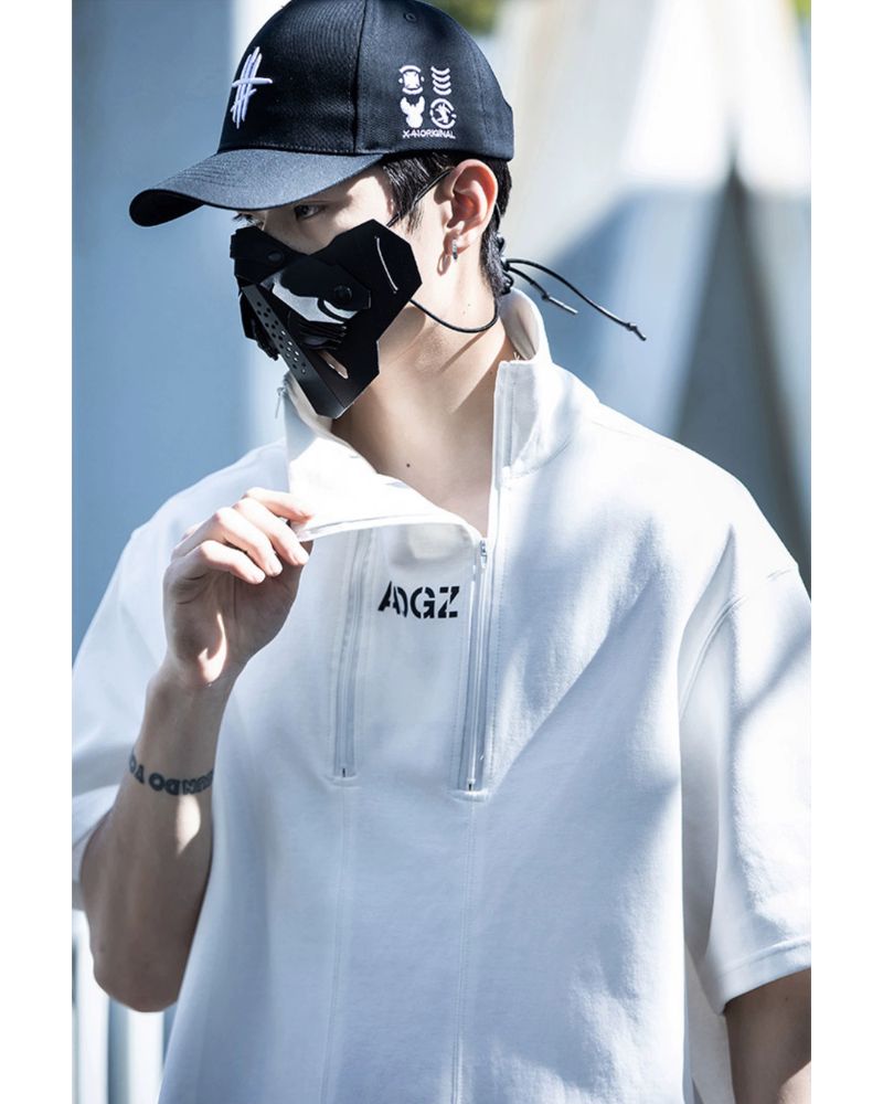 Techwear High Neck Unisex T-Shirt