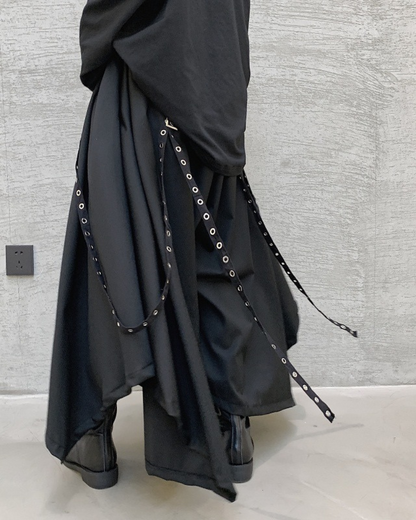 Techwear Japanese Hakama Pants