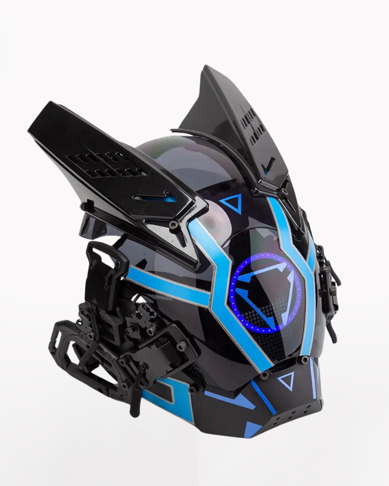 Techwear LED Cyberpunk Helmet Mask