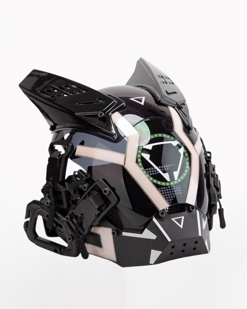 Techwear LED Cyberpunk Helmet Mask