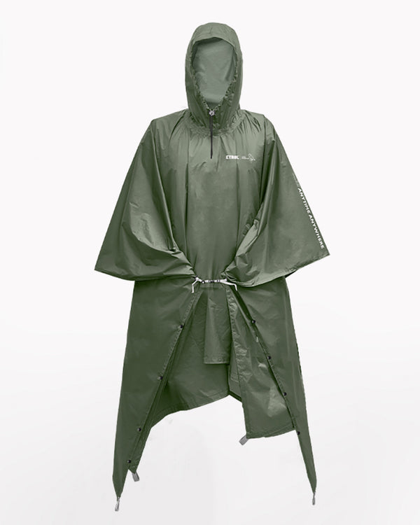 Techwear Lightweight Outdoor Rain Poncho