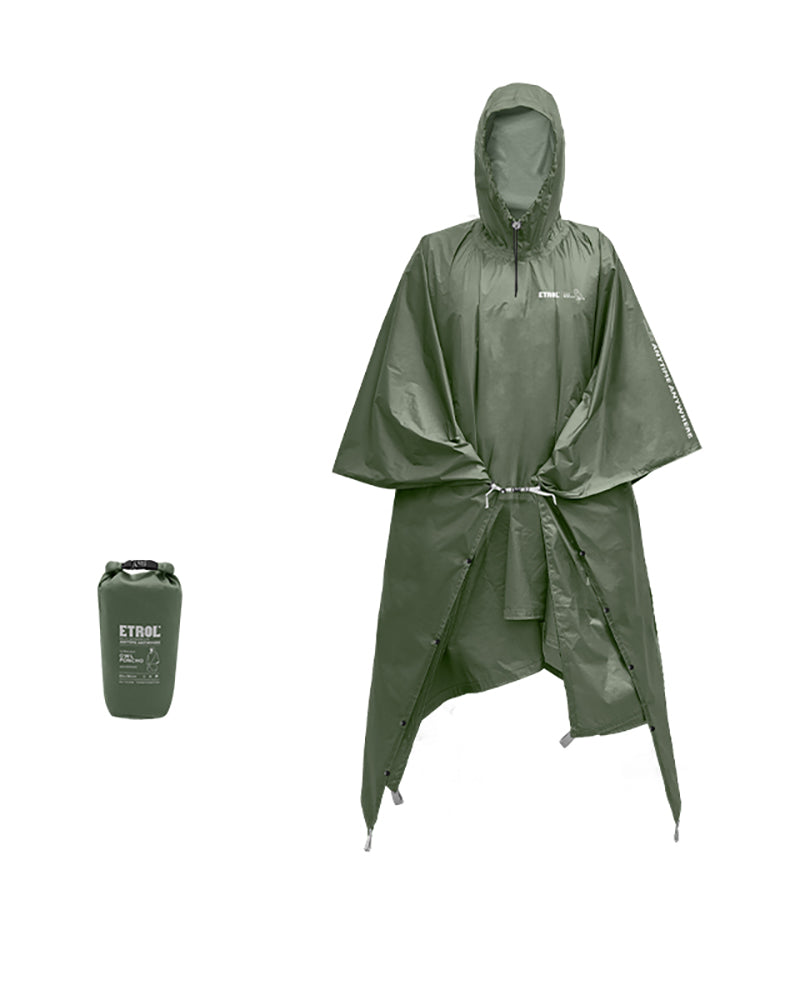 Techwear Lightweight Outdoor Rain Poncho