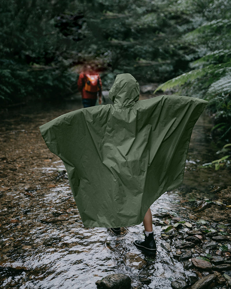 Techwear Lightweight Outdoor Rain Poncho