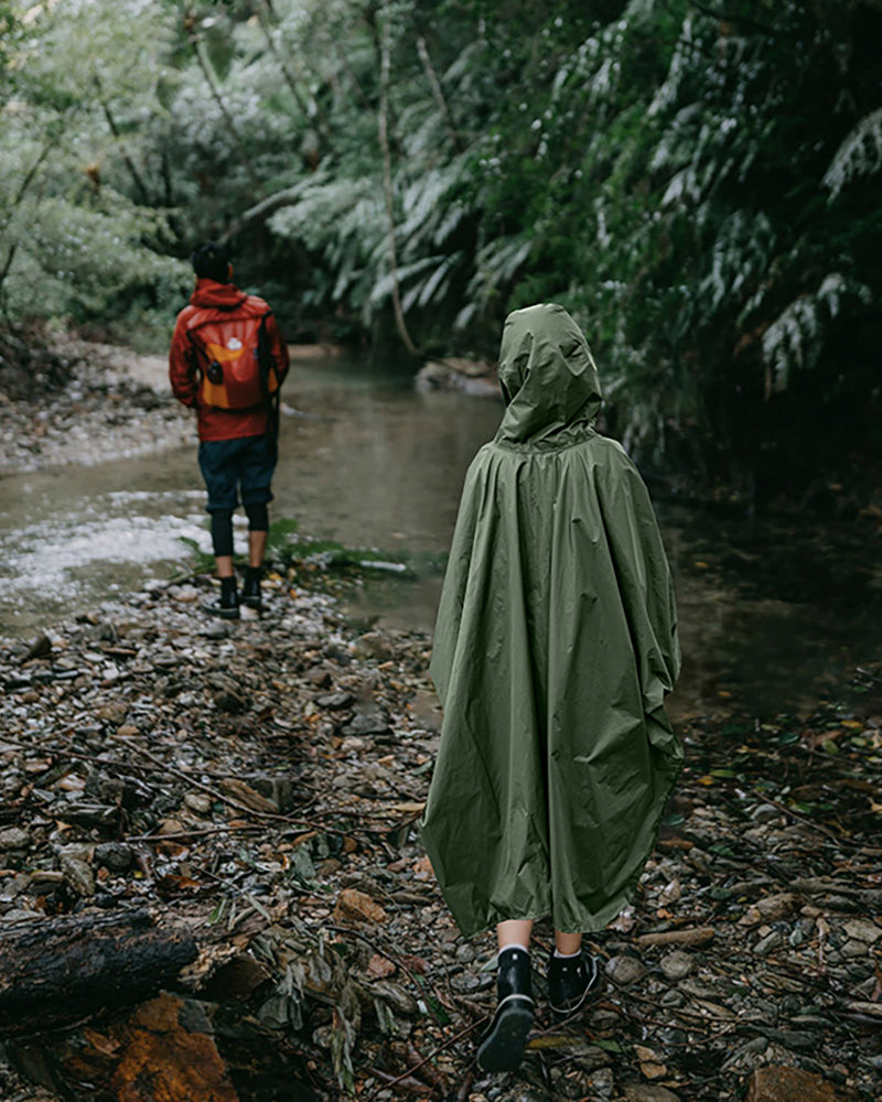 Techwear Lightweight Outdoor Rain Poncho