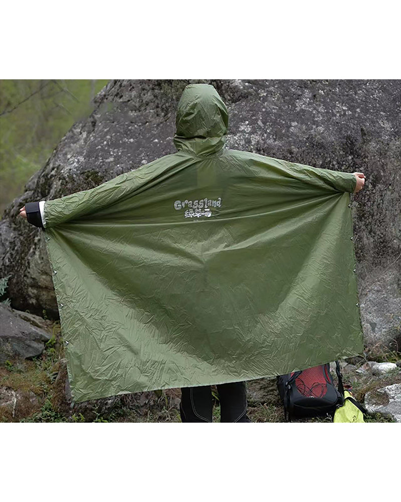 Techwear Lightweight Outdoor Rain Poncho