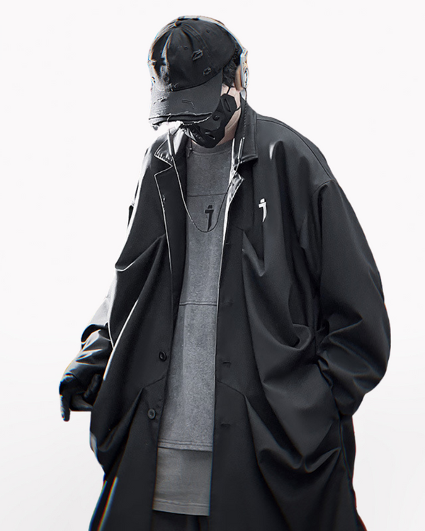 Techwear Loose Casual Unisex Trench Coat