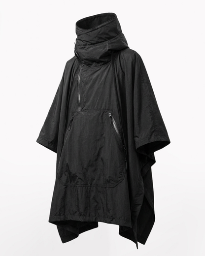 Techwear Loose-Fit Batwing Waterproof Cape Coat
