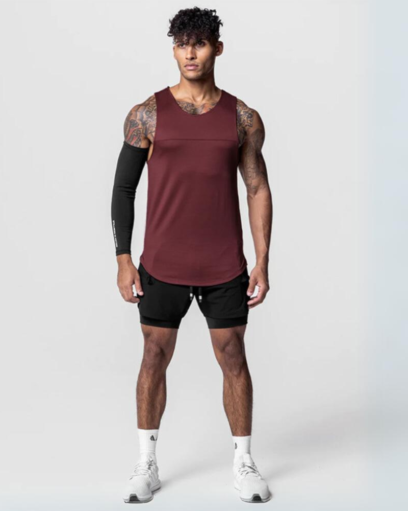 Techwear Base Layers Mens Sleeveless T-Shirt | Muscle Shirt