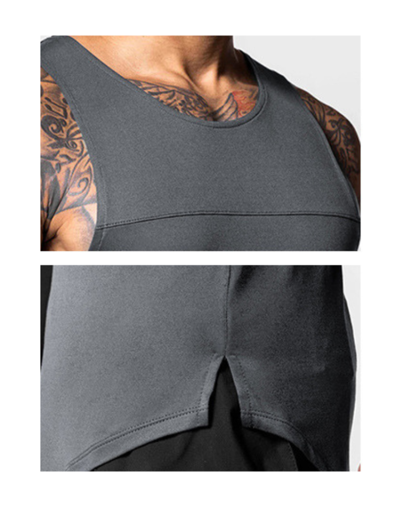 Techwear Base Layers Mens Sleeveless T-Shirt | Muscle Shirt
