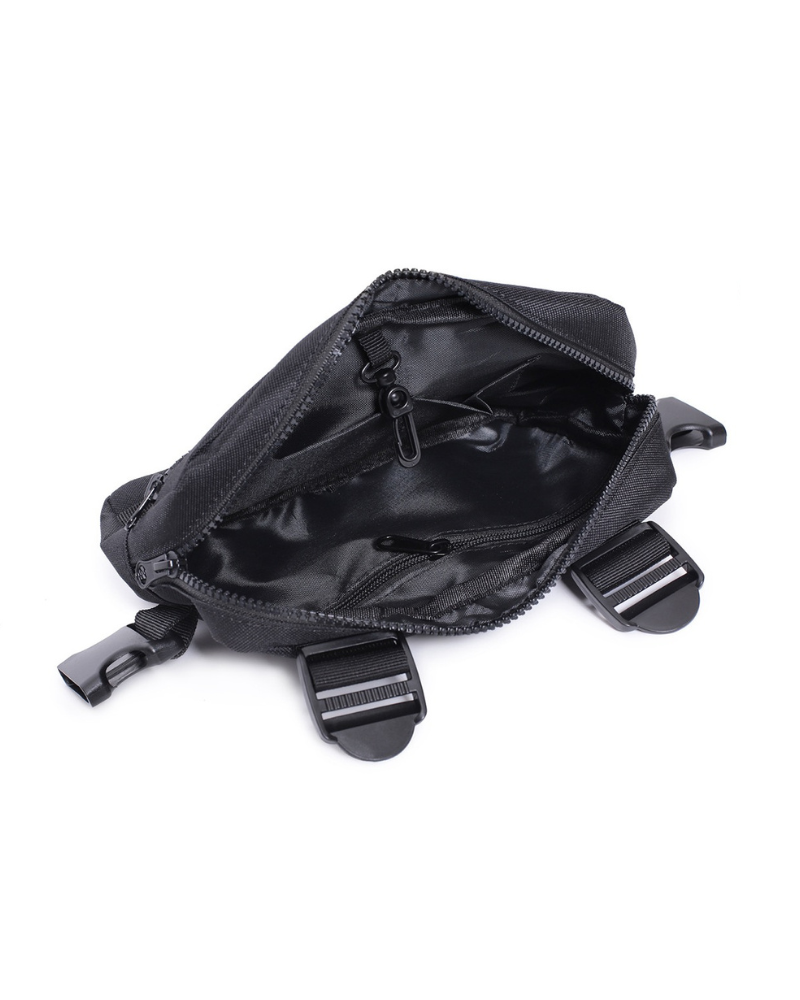 Techwear Mesh Zipper Sports Chest Bag