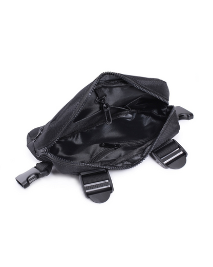 Techwear Mesh Zipper Sports Chest Bag