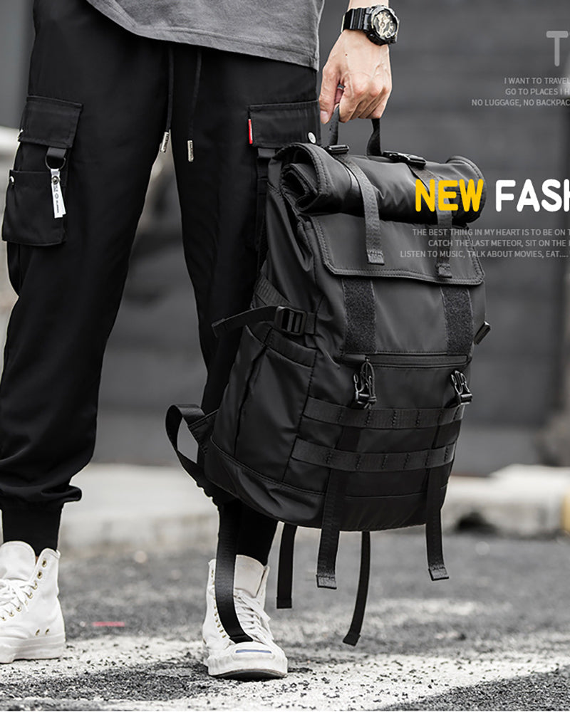 tech backpack,motorcycle backpack,hunting backpack,large backpack,lightweight backpack,backpack for traveling,japanese backpack,travel backpack for men,backpack for women,men's backpack,techwear,tech wear,affordable techwear,techwear fashion,Japanese techwear,urban streetwear