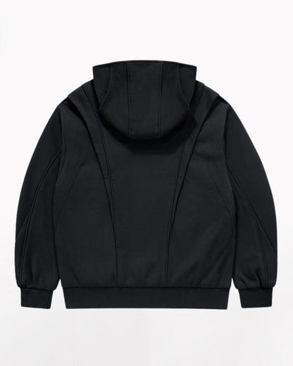 Techwear Multilayer Tactical Zip-up Hoodie