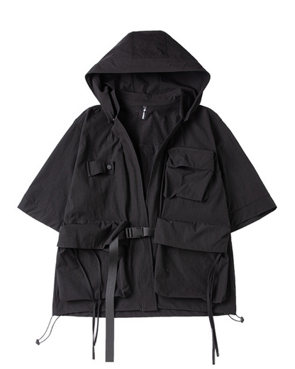 Techwear Ninja Unisex Kimono Hooded Jacket
