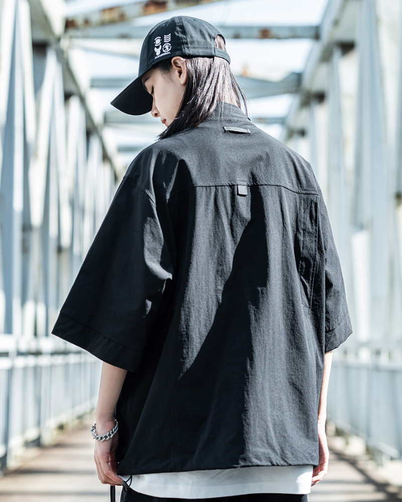 Techwear Ninja Unisex Kimono Hooded Jacket