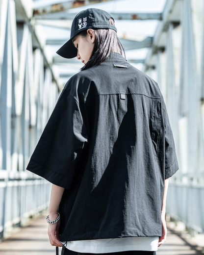 Techwear Ninja Unisex Kimono Hooded Jacket