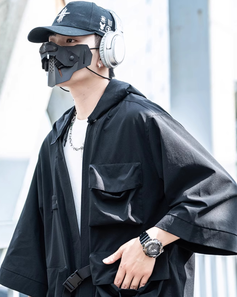 Techwear Ninja Unisex Kimono Hooded Jacket