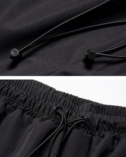 Techwear Patchwork Men Cargo Shorts