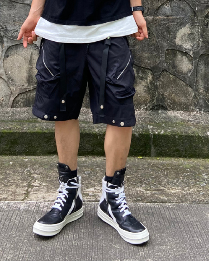 black cargo shorts，mens shorts sale，black shorts men，baggy cargo shorts，long cargo shorts，tech wear shorts，techwear shorts，techwear cargo shorts ，reflective shorts，tactical shorts，tactical cargo shorts，army cargo shorts，cargo mens shorts，denim cargo shorts，streetwear shorts