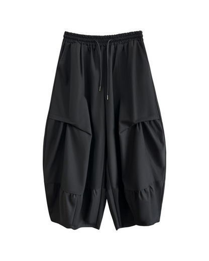 Techwear Pleated Hakama Pants