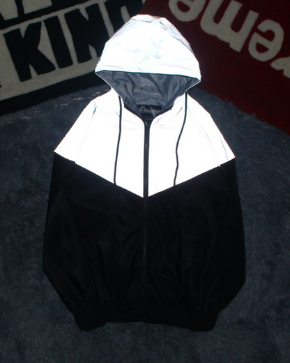 Techwear Color Block Reflective Jacket