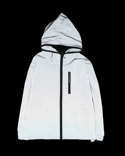 Rave Clothing ,futuristic clothing,cyberpunk clothing,techwear jacket, tech jacket,cyberpunk techwear jacket,techwear,tech wear,affordable techwear,techwear fashion, reflective jacket,reflective running jacket,reflective jacket men,mens reflective jacket,reflective bomber jacket,silver reflective jacket
