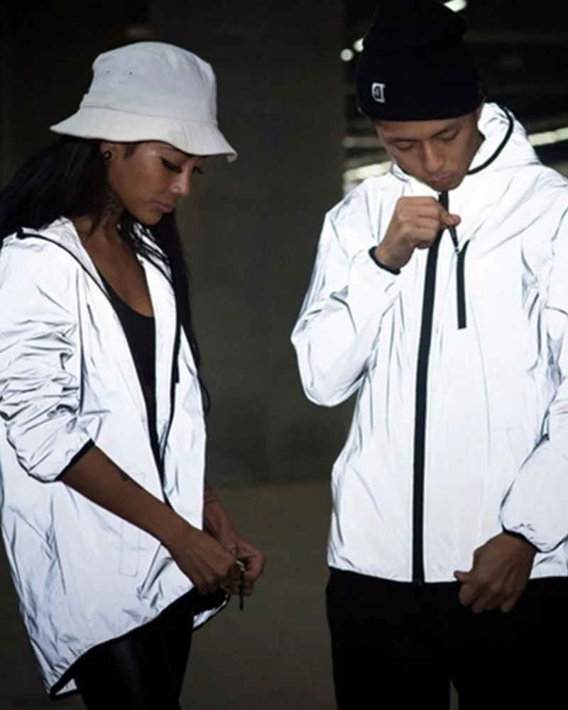 Rave Clothing ,futuristic clothing,cyberpunk clothing,techwear jacket, tech jacket,cyberpunk techwear jacket,techwear,tech wear,affordable techwear,techwear fashion, reflective jacket,reflective running jacket,reflective jacket men,mens reflective jacket,reflective bomber jacket,silver reflective jacket