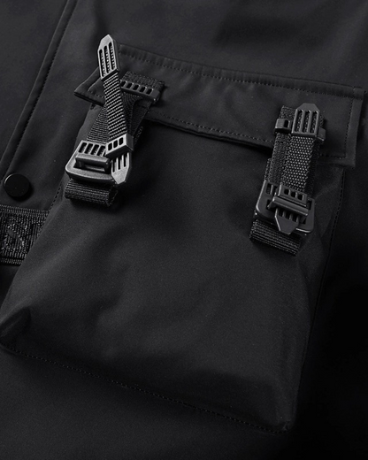 Techwear Skull Black Bomber Cyberpunk Jacket