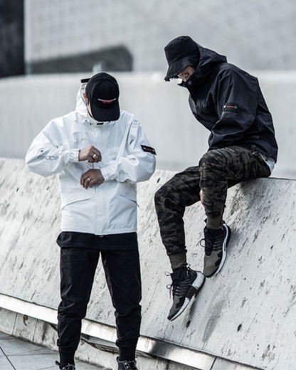Techwear Slim Camo Cargo Pants