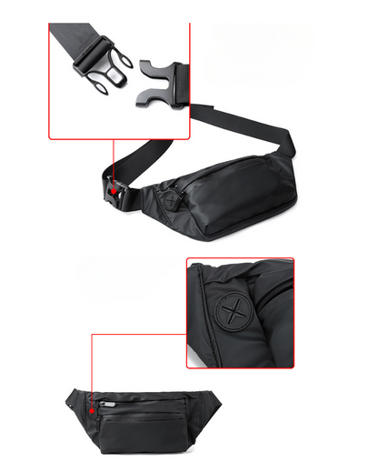 Streetwear Lightweight Sling Chest Bag