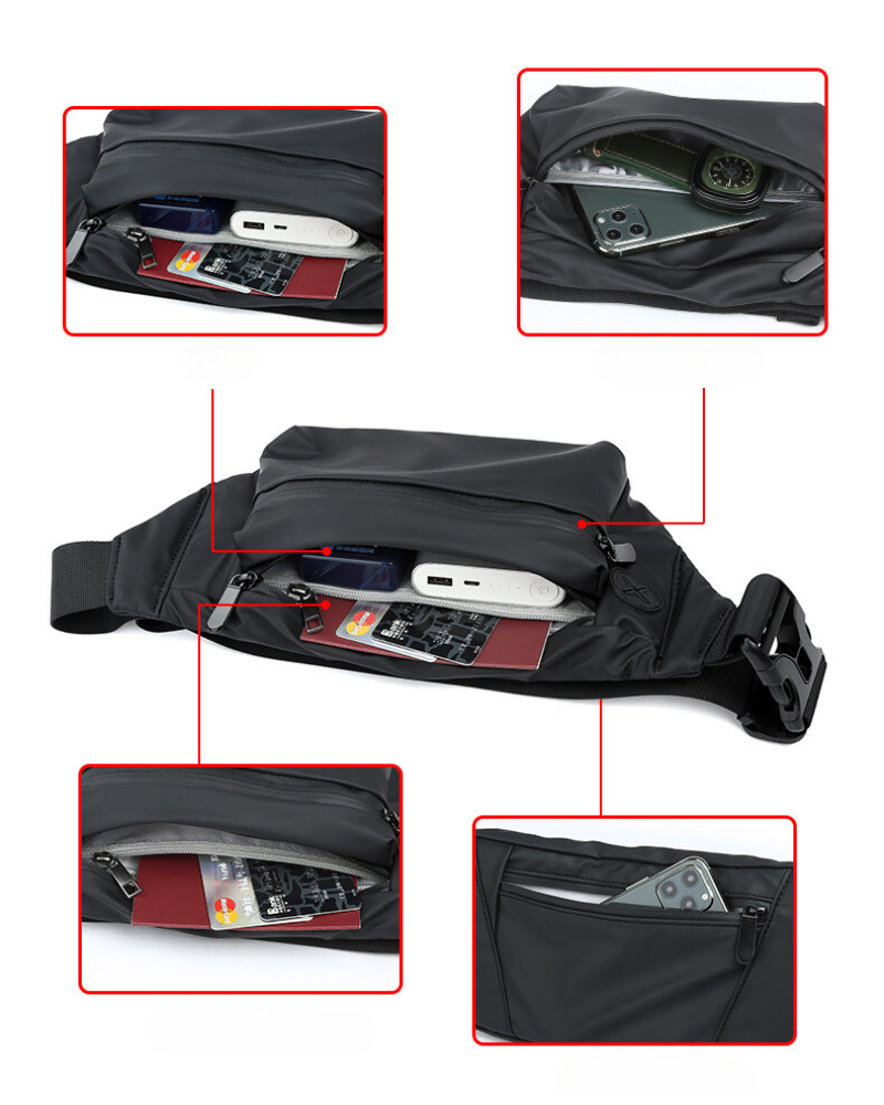 Streetwear Lightweight Sling Chest Bag