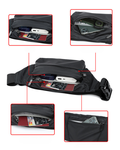 Streetwear Lightweight Sling Chest Bag