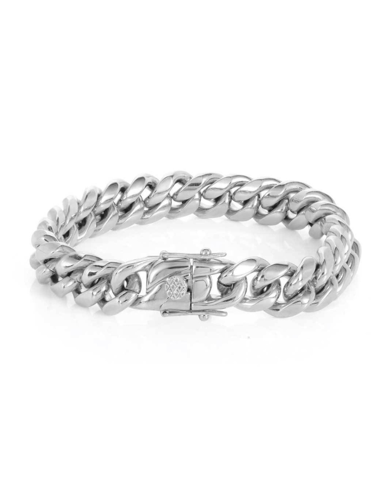 Hip Hop Jewelry Stainless Steel Cuban Link Bracelet