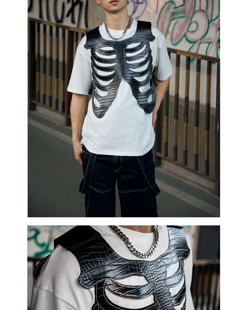 Techwear Sternum PU Vest