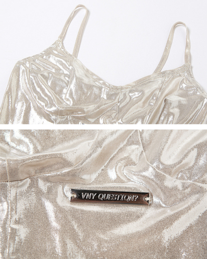 Techwear Strappy Backless Bodysuit