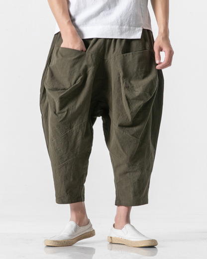 Techwear Street Loose Hakama Pants