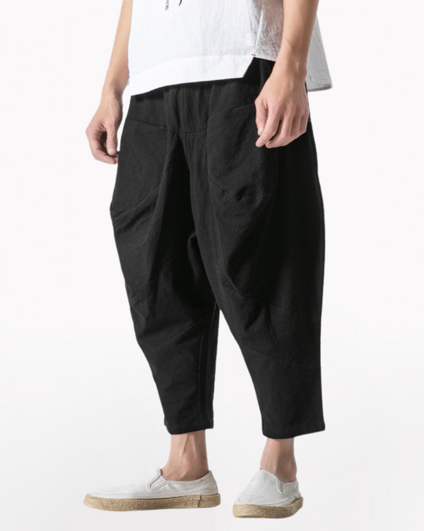 Techwear Street Loose Hakama Pants