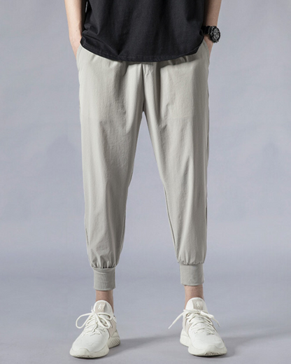 Techwear Summer Ice Silk Jogger Pants