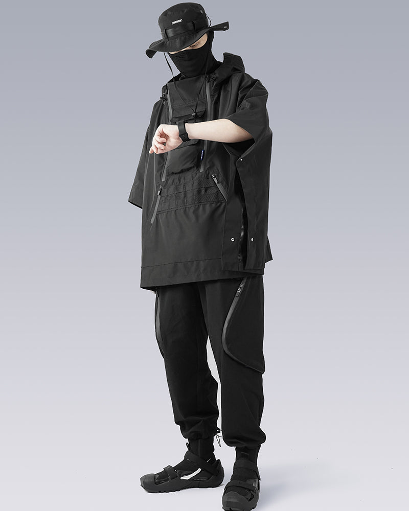 Techwear Cyberpunk Ninja Costume Waterproof Cape Jacket