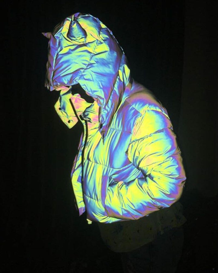 Rave Clothing ,futuristic clothing,cyberpunk clothing,techwear jacket, tech jacket,cyberpunk techwear jacket,techwear,tech wear,affordable techwear,techwear fashion, reflective jacket,reflective running jacket,reflective jacket men,mens reflective jacket,reflective bomber jacket,silver reflective jacket,winter jacket