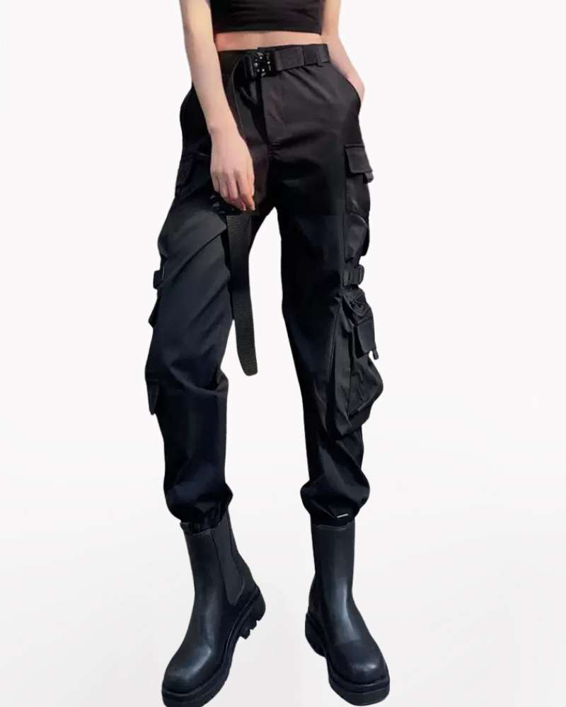 Techwear Women Multi-Pockets Cargo Pants
