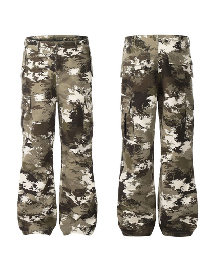 Techwear Y2K Camo Cargo Pants
