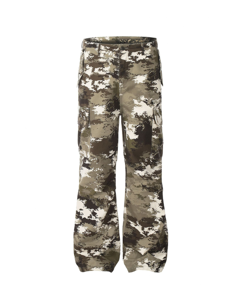 Techwear Y2K Camo Cargo Pants