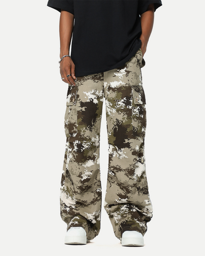 Techwear Y2K Camo Cargo Pants
