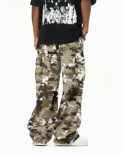 Techwear Y2K Camo Cargo Pants