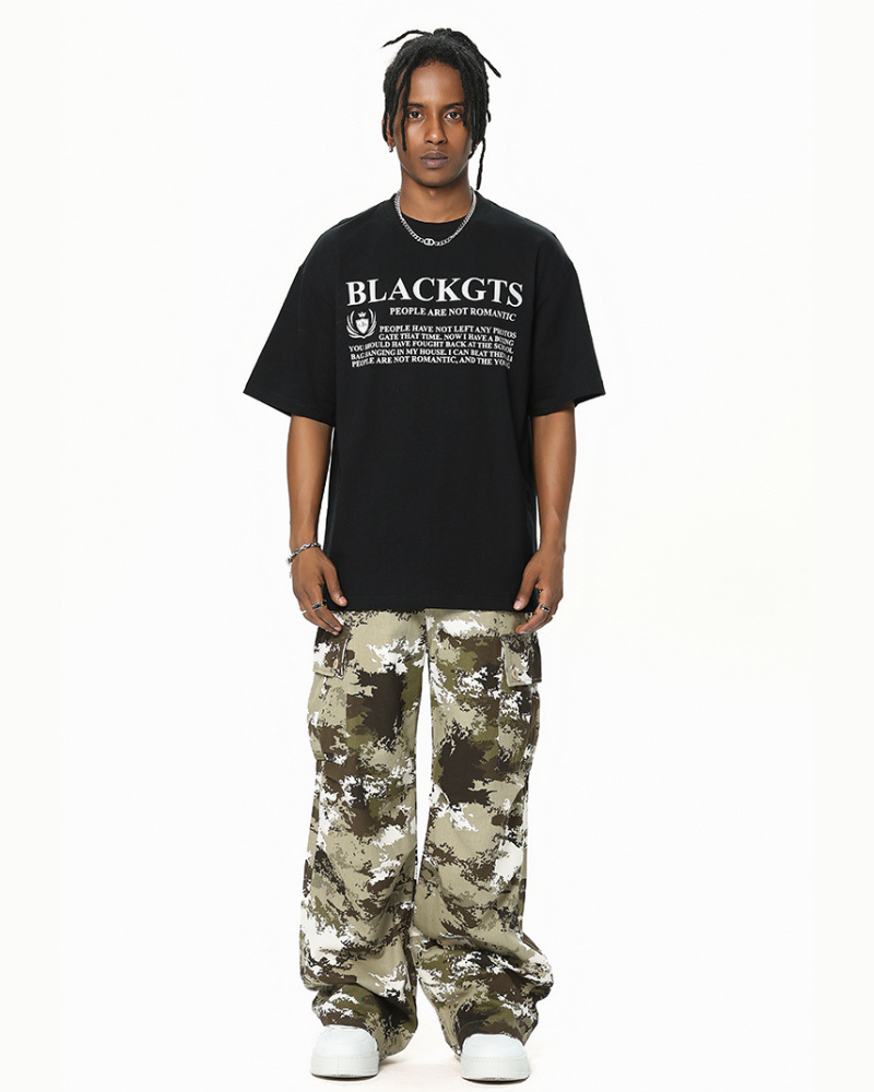 Techwear Y2K Camo Cargo Pants